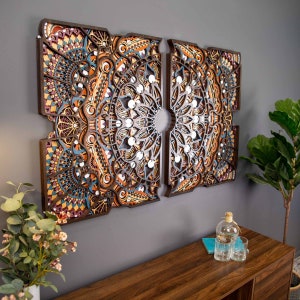 Collusion | ~48x32in  Wooden Wall Art