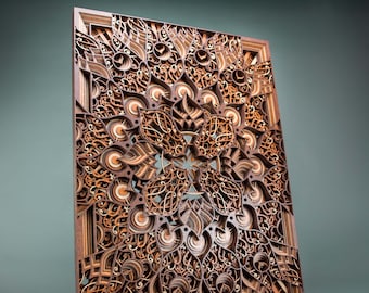 Octave ~32x24" Wooden Wall Art