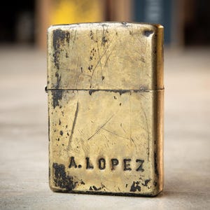 Custom Zippo Lighter – WWII Inspired Gift – Personalized Engraving – Vintage Military Style – Handmade Lighter