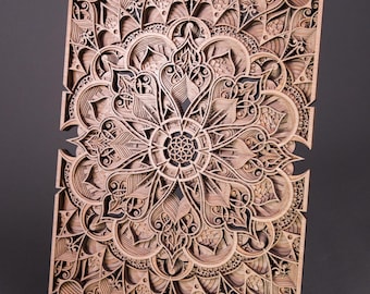 Ansari ~24x16" Wooden Wall Art