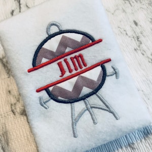 BBQ Grill Maschinenstickerei sofortiger Download, Vatertag Grill, Grillstickerei, Grill Applikationen Design, sofortiger Download, Monogramm Stickerei