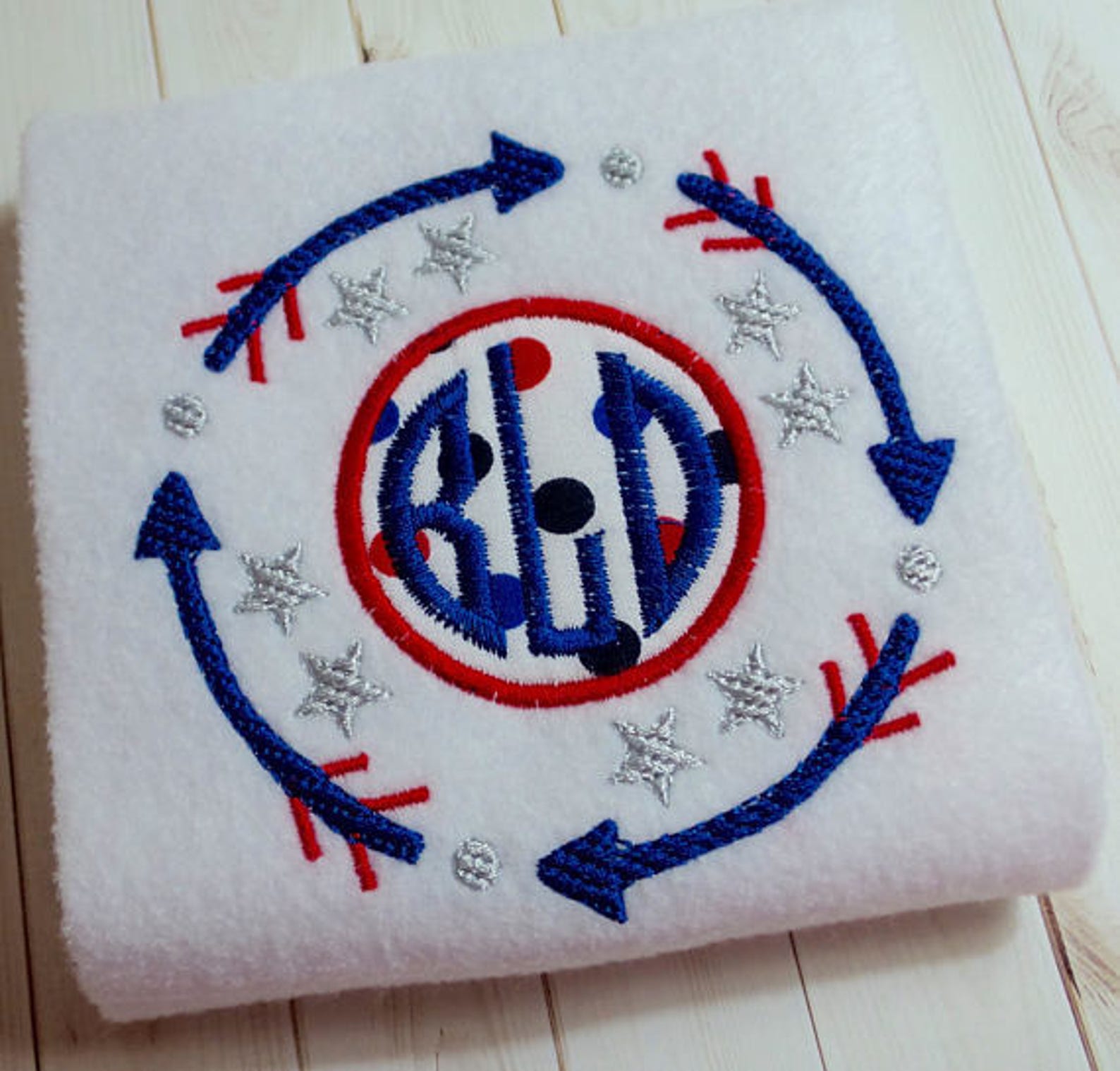 Applique Star Arrow Machine Embroidery Instant Download Etsy