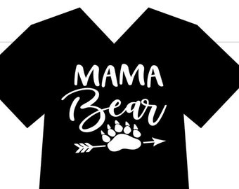 Papa Mama Baby Bear Iron On Transfer-T-Shirt