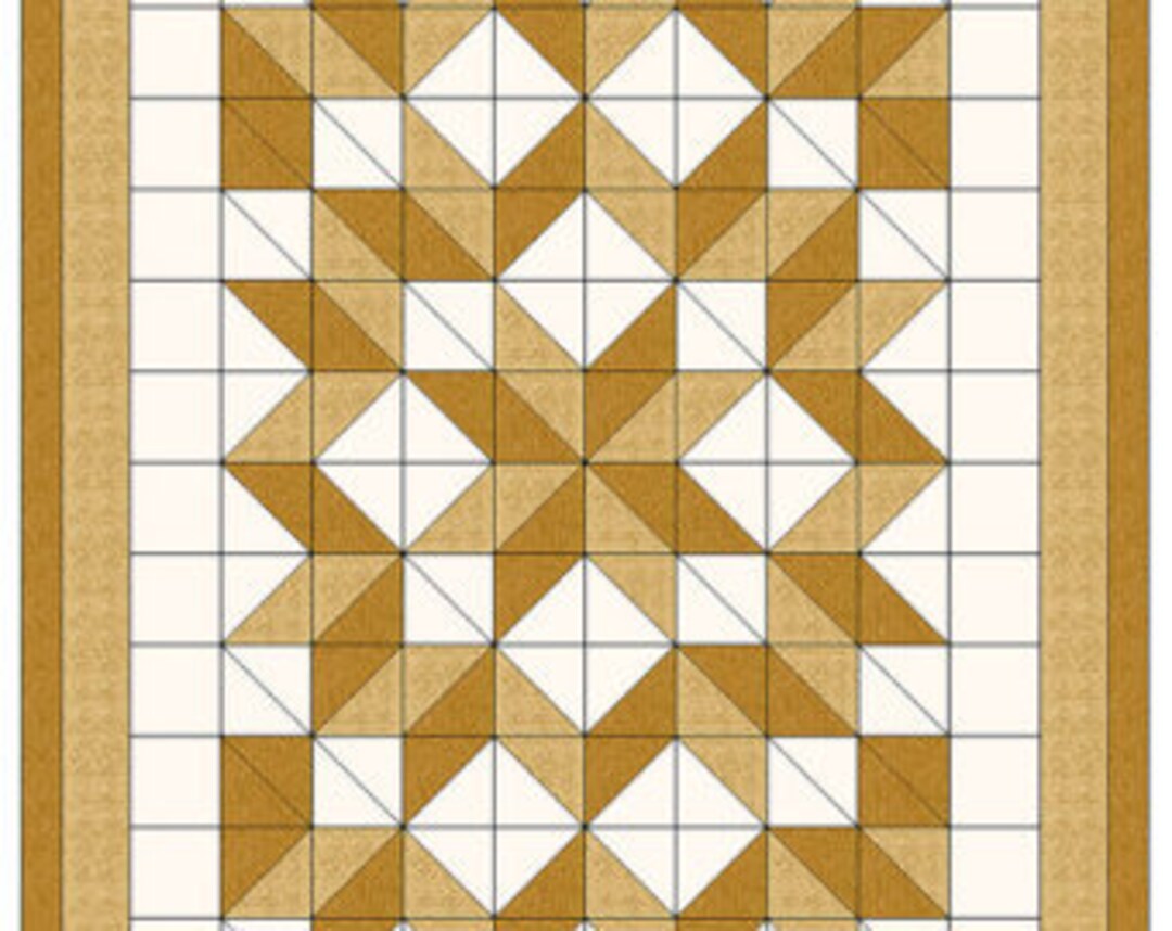 Carpenters Star Quilt Pattern, Pdf Instant Download Load Pattern, Quilt