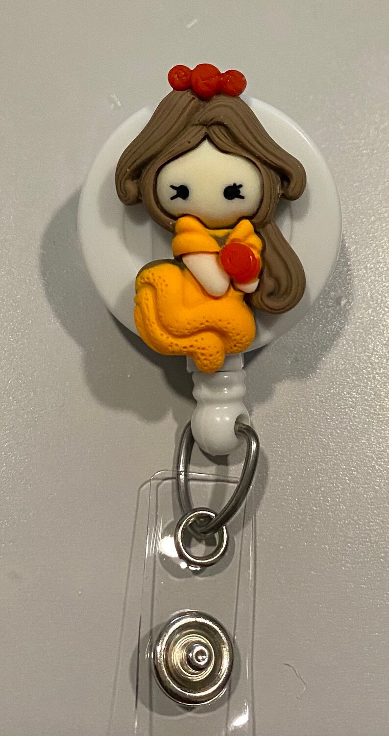 Princess Inspired Characters Alligator Clip Badge Reel Etsy