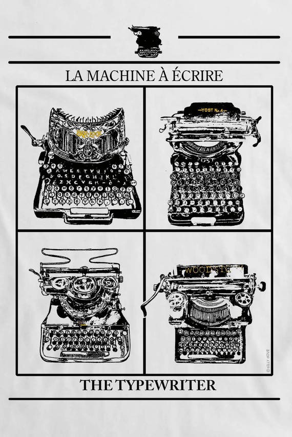 Retro machines à écrire, à la machine à écrire, t-shirt machines steampunk, vieilles machines t-shirt du monde, unisexe. 6115af Retro machines à écrire, à la machine à écrire, t-shirt machines steampunk, vieilles machines t-shirt du monde, unisexe. 6115af