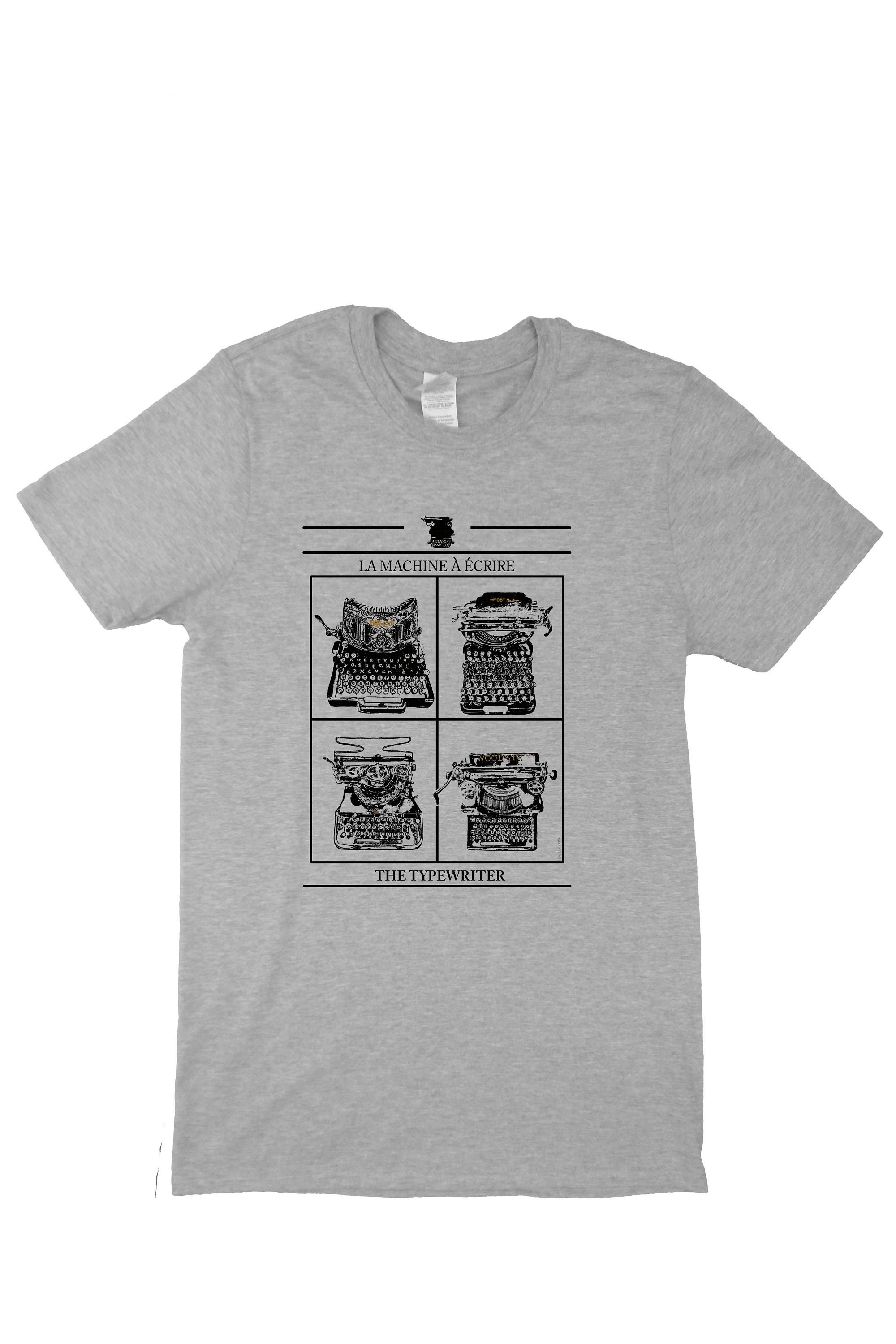 Retro machines à écrire, à la machine à écrire, t-shirt steampunk, vieilles machines du monde, unisexe. Retro machines à écrire, à la machine à écrire, t-shirt machines steampunk, vieilles machines t-shirt du monde, unisexe. 6115af