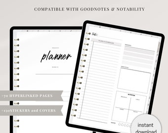 UNDATED PLANNER | Over 70 Hyperlinked Pages!
