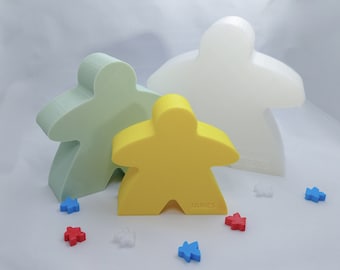 Personalized Giant Meeple Board Game Geek Gift | 3D Printed | Custom sizes available | Free game size meeple included!