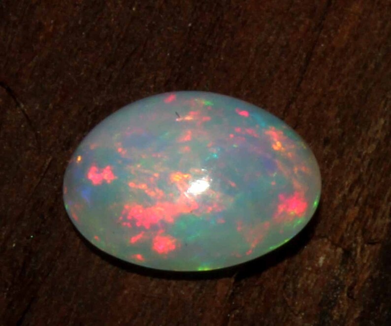 4x5 mm Natural Ethiopian Opal October Birthstone Oval Cabochon Calibrated Gemstone Wholesale Lot,Multi flashy welo fire opal 100 PCS Lot