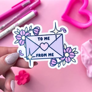 Liebesbrief an sich selbst Sticker