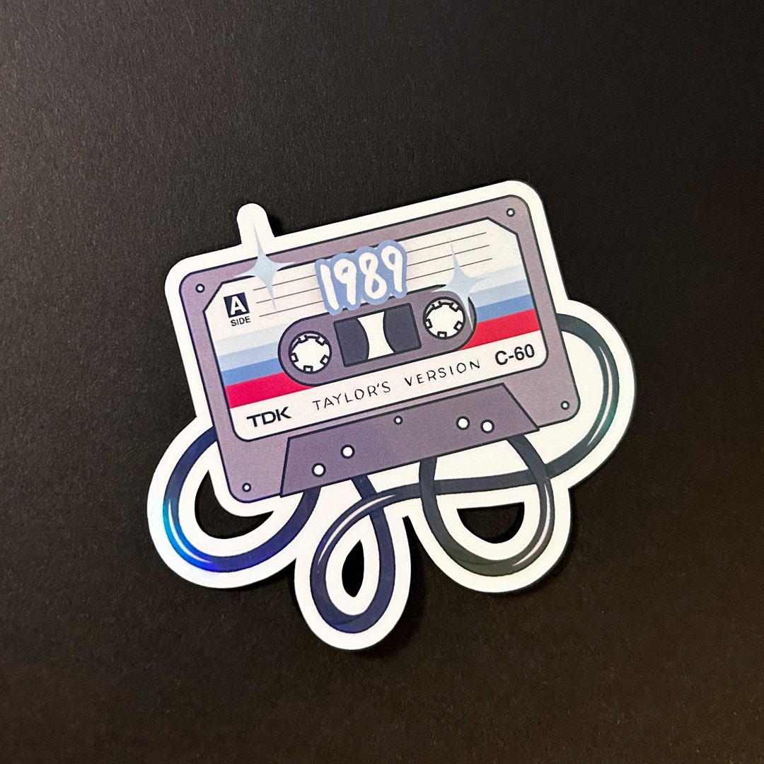 1989 Tape Sticker - Etsy