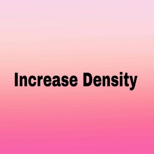 Upgrade and Increase Thickness 180-200% Density
