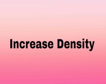 Upgrade and Increase Thickness 180-200% Density