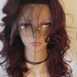 14 Glueless INVISIBLE HD Lace Front 100% Human Hair Wig Cinnamon Custom Cut & Color Pre-plucked for NATURAL Hairline image 6