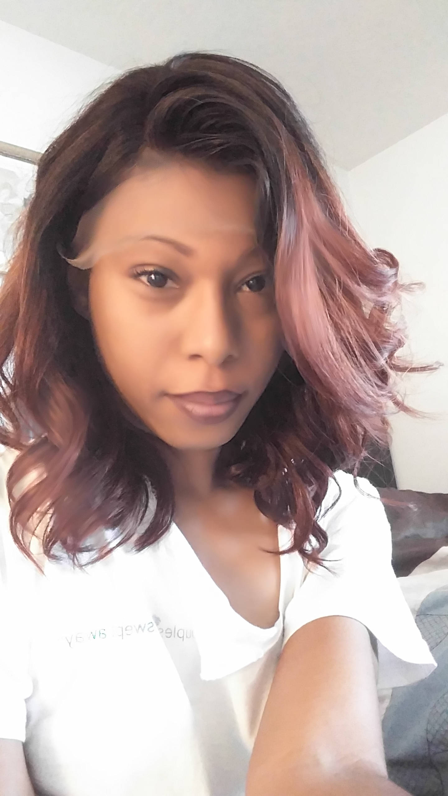 14" Glueless "Invisible Hd" Lace Front 100% Human Hair Wig | Cinnamon Custom Cut & Color Pre-Plucked For Natural Hairline