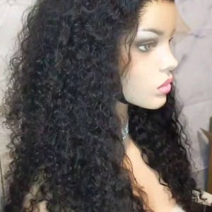 20" Deepwave Glueless "HD" High Definition Lace Front Human Hair Wig * Bleached Knots & Pre-plucked Hairline