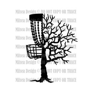 Disc Golf, Disc Tree Branches, Disc Golf SVG, Svg, DXF, Eps, Dxf, Png, Cricut, Silhouette