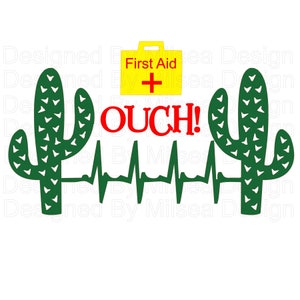 Ouch, Eerste Hulp, School svg, Cut File, SVG, DXF, Cricut cut file, Vinyl Cut Files, Silhouette, School, College