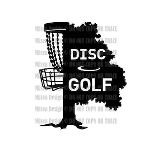 Disc Golf Tree, Disc Golf,  Disc Golf SVG, Svg, DXF, Eps, Dxf, Png, Cricut, Silhouette