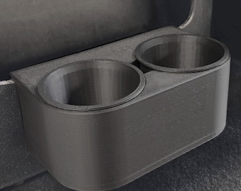 2015-2020 Chevy Tahoe GMC Yukon Denali Sierra Silverado Suburban Middle Row Rear Dual Cupholder 3.3 inch for large cups