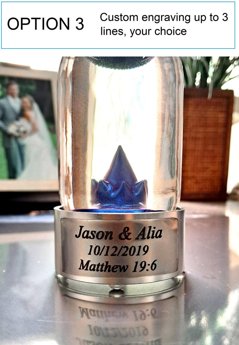 11 Year Wedding Anniversary Gift STEEL Engraved Personalized