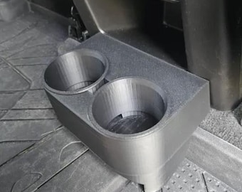 Chevrolet Traverse (2018-2023) rear Dual Cupholder for middle row with Rubber Liner 3.3" for large cups