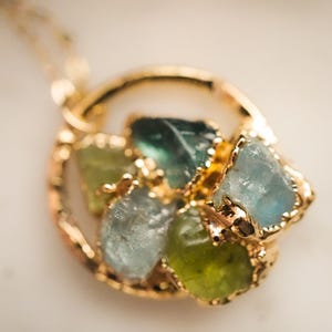 Collar de madre personalizado, collar de piedra natal, regalo de empuje, joyería de piedra natal, collar personalizado, collar familiar, regalo del día de la madre