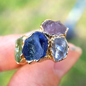 Mothers Ring, Family Ring, Birthstone Ring, Push Present, Mother&#39;s Day Gift, Wife Birthday Gift, Grandmother Ring, Anniversary Gift