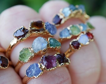 Birthstone Ring Gift for Mothers Day Gift Push Present Jewelry