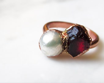 Custom Mothers Ring Birthstone Ring Birthstone Jewelry Cluster Ring Crystal Ring Miscarry Gift Push Present Mom birthday gift Anniversary
