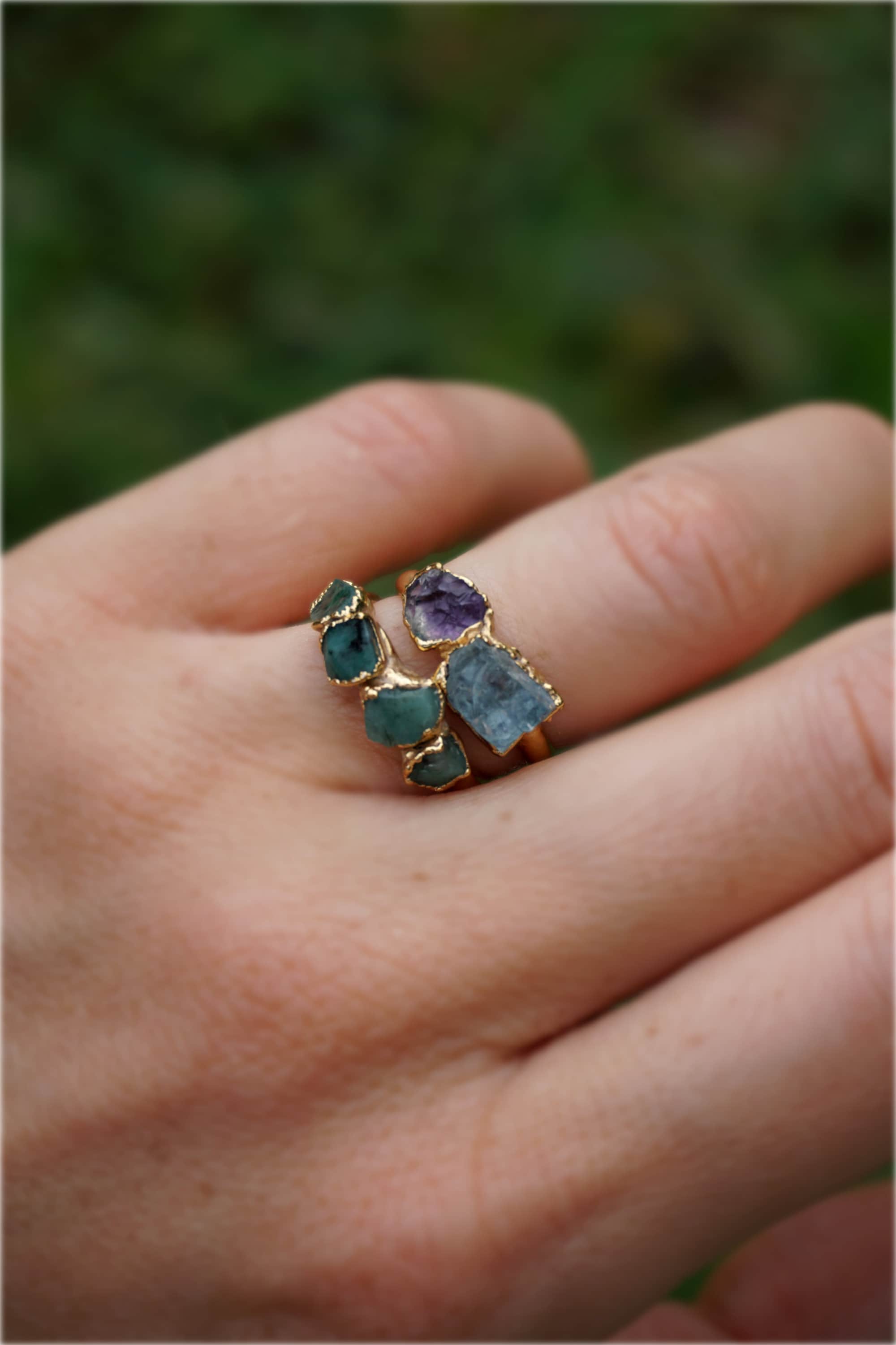 Birthstone Stacking Band, Custom Stacking Ring, Push Present ...