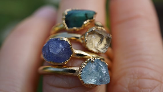 Birthstone Stacking Ring, Custom Stacking Ring, Push Present