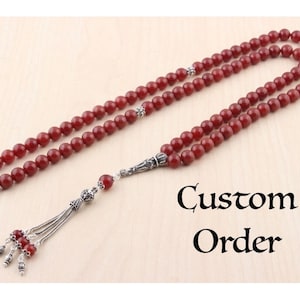 Custom Order, Prayer Beads, Worry Beads, Rosary, Tasbih 11-108 counts