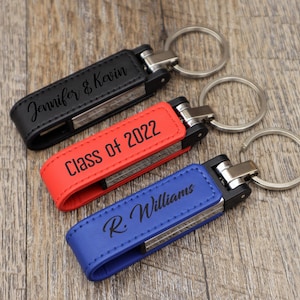 Custom Logo Text 64GB Leather Magnetic USB Drive. Wedding Usb, Thumb drive, Personalized Usb, Flash Drive, Usb Stick Special Design Logo