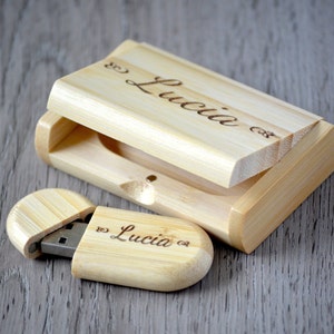 Custom Logo Text 32GB 64GB USB Drive with Box. Wedding Usb, 32GB Wooden Thumb drive, Personalized Usb, Flash Drive, Usb Stick Special Design