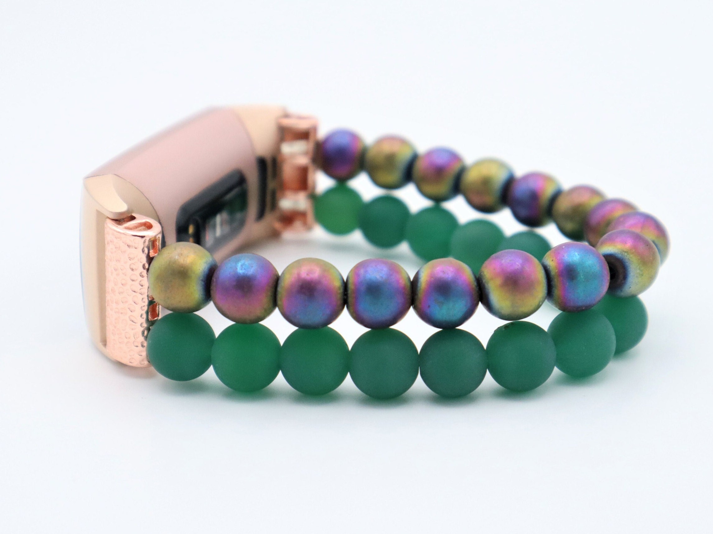 Handmade Fitbit Charge 2 3 4 5 Gemstone Personalized Band. Fitbit Charge Beaded Stretchy Bracelet Band Etsy UK