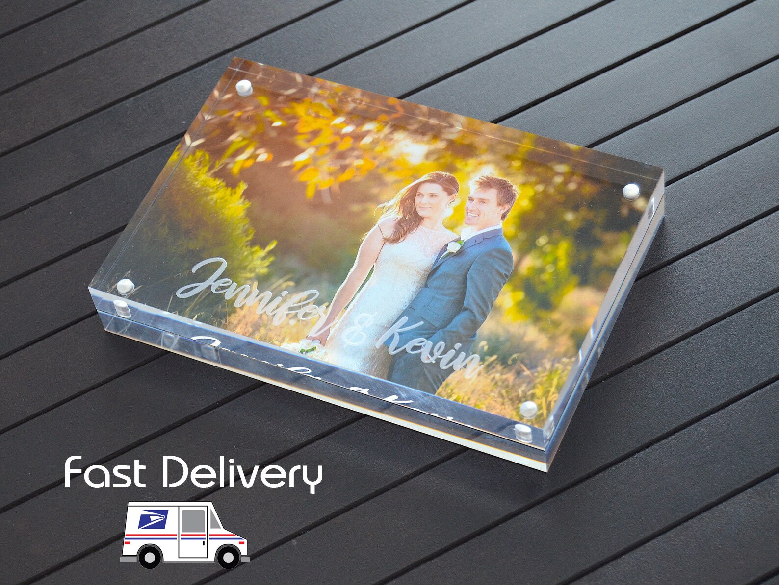 5x7 Gold Glass Photo Box Optional Photo Mats, Picture Box, Box for  Engagement Wedding Photography Gift Family Photo Box BFF Romantic Gift 