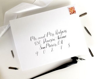 Envelope Calligraphy, Wedding Addressing, Envelope Addressing for Events, Handwritten Envelopes