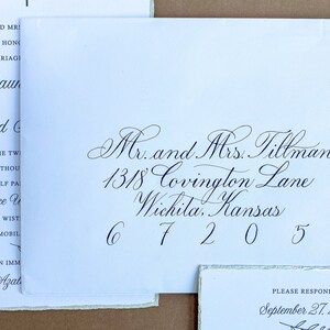 Wedding Envelope Calligraphy, Wedding Calligraphy, Envelope Addressing for Events, Copperplate Style, Black Ink Calligraphy