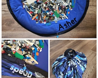 Sac de rangement pour jouets Swoop pour LEGO GRIS -  France