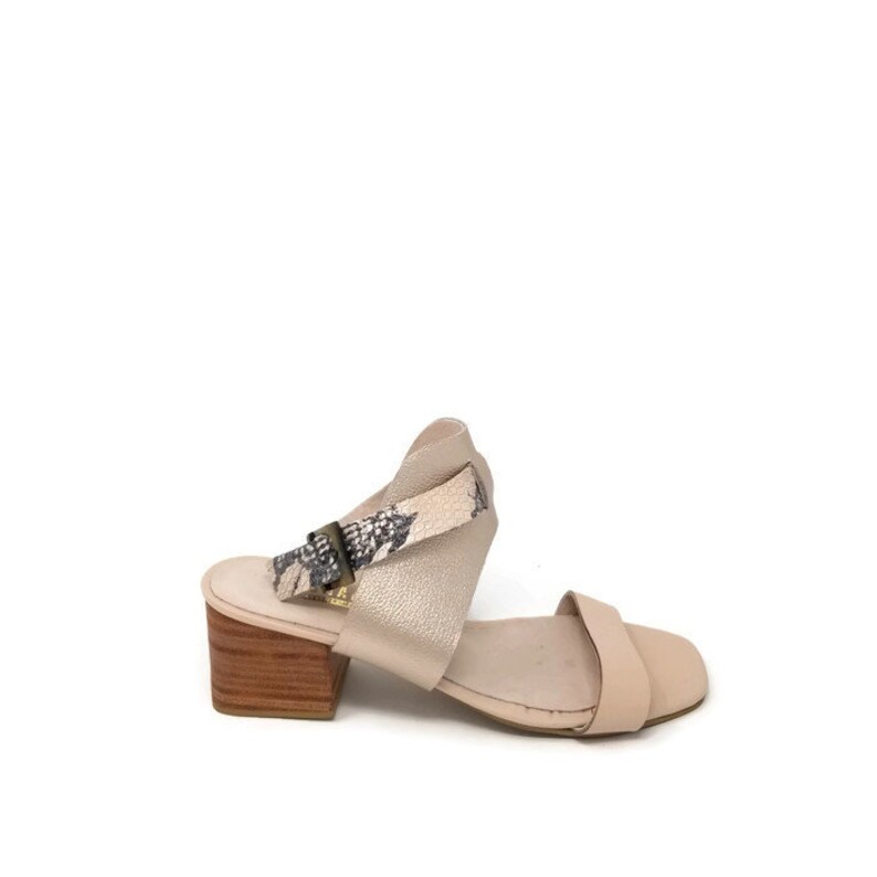 EMMA Sandals Ankle Strap Leather Heel Sandals Women Etsy Norway