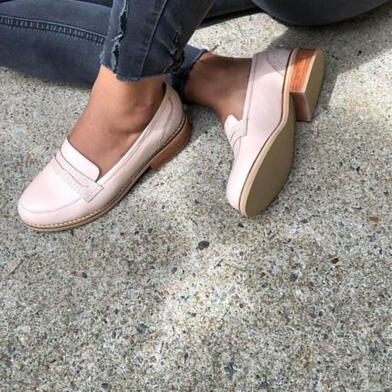 nude loafer shoes