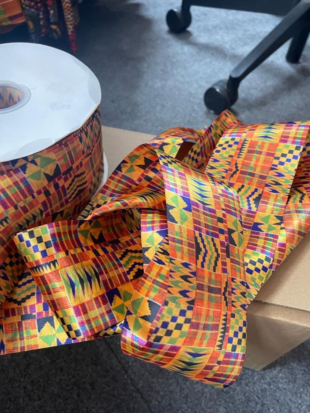 African Print Ribbon African Ankara Kente 3 Yards Ribbon Ankara Ribbon ...