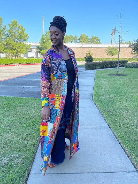 Ankara kimono jacket 2018 sale