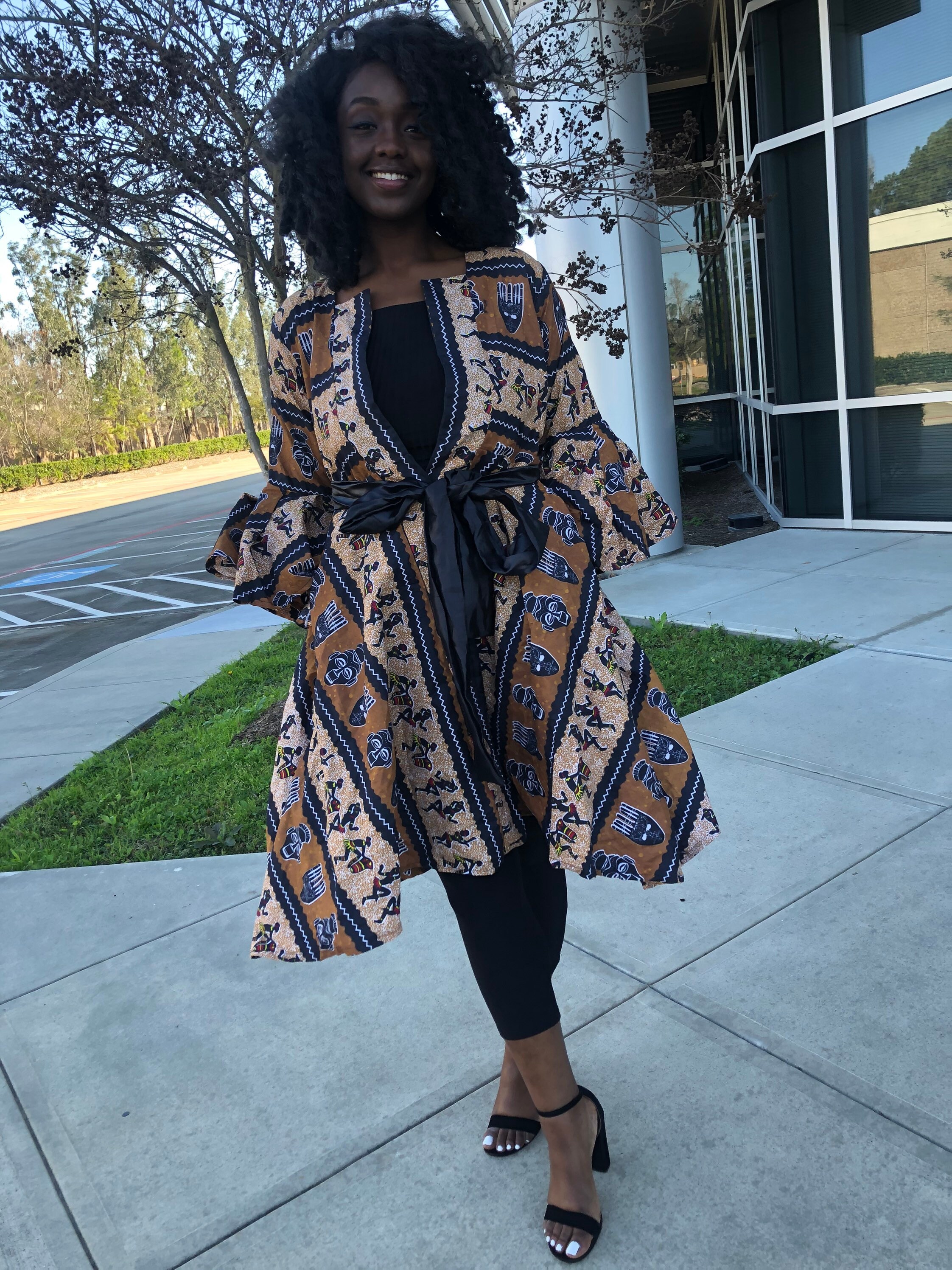 Throw Over Jacket/shawl Ankara Throw Over