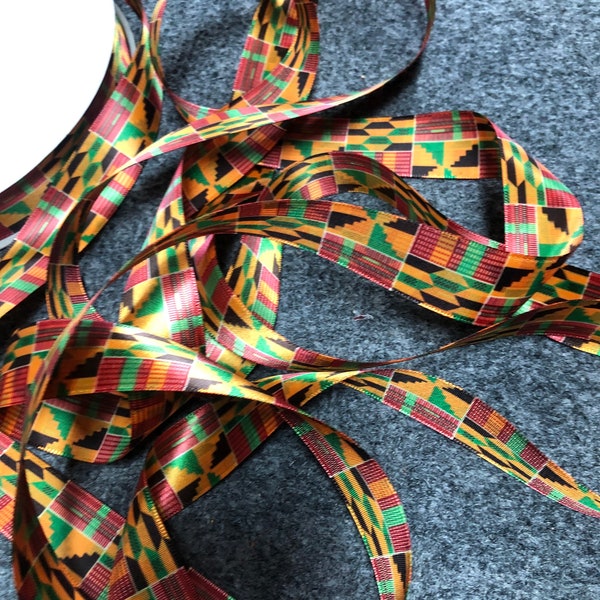 African print ribbon african Ankara kente ribbon Ankara ribbon kente ribbon african clothing African print