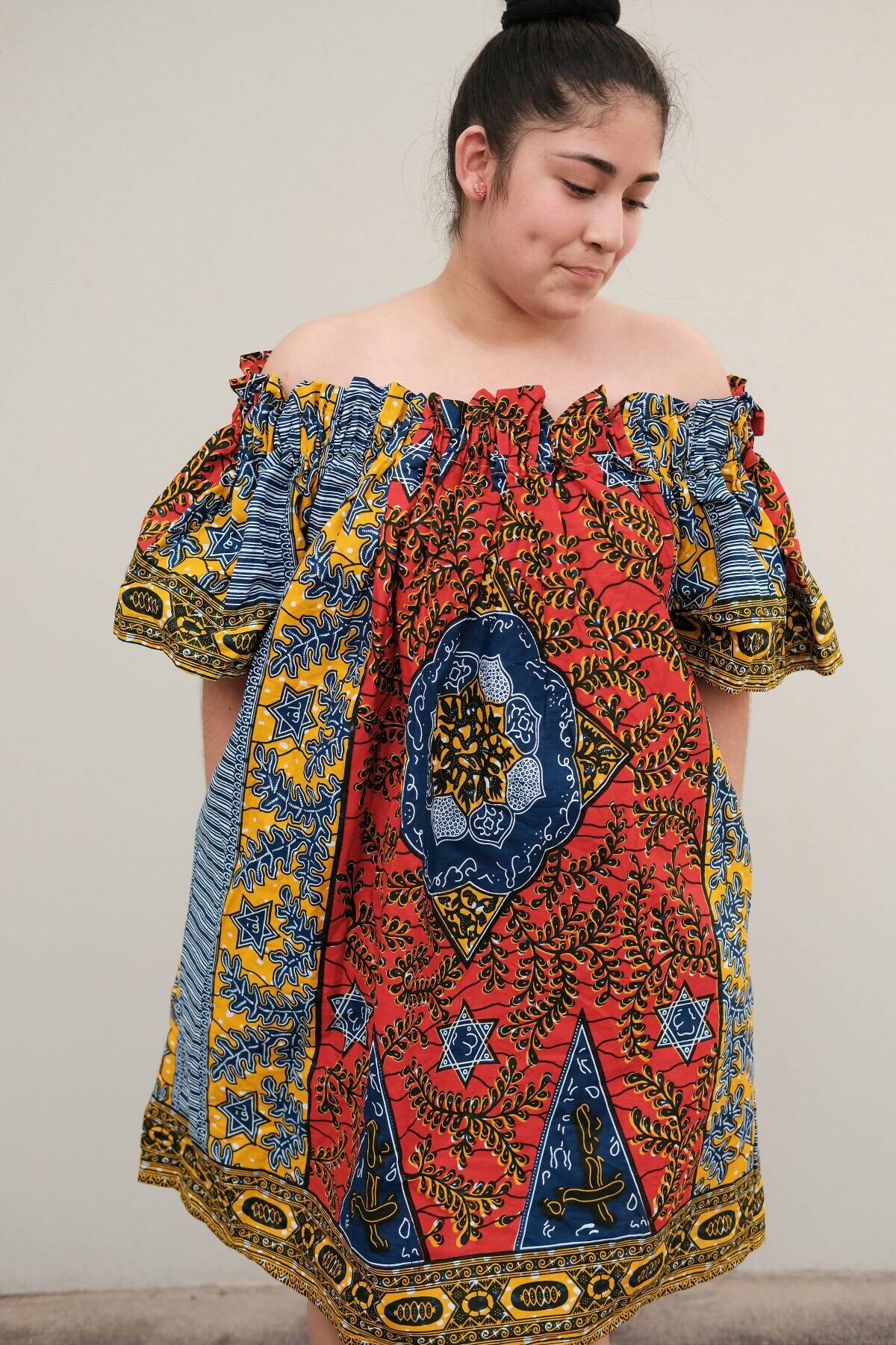 off shoulder african dresses