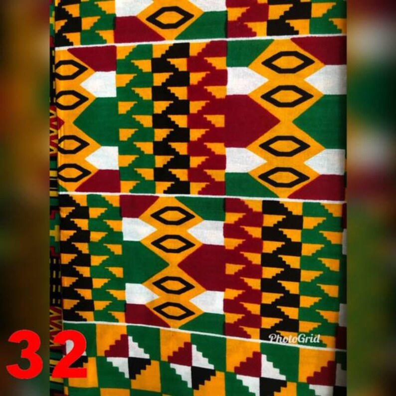 African Print Ankara Kente Fabric Head Wrap Multi Print Etsy