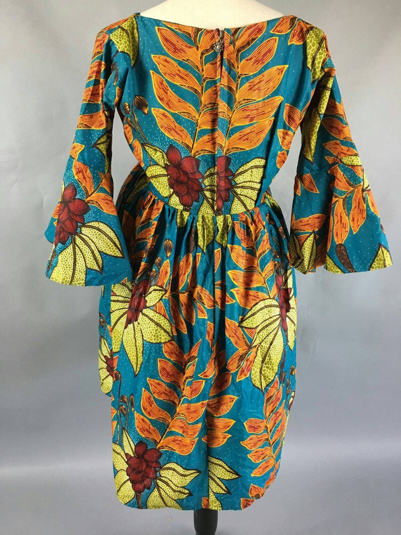 SALESAfrican print women ankara print dress print bell sleeve African dress African fashion